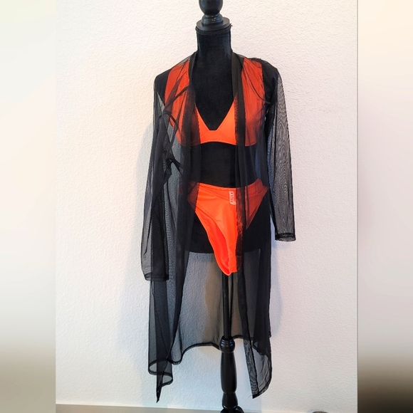 Black Swimsuit Cover Up - Picture 1 of 12